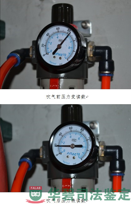 現(xiàn)場氣槍工作試驗(yàn)圖片